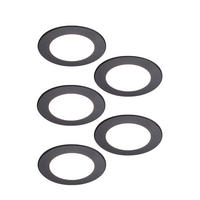 UNTERBAULEUCHTEN-SET - Schwarz, Basics, Kunststoff (68/68/8cm) - HKT