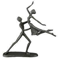 SKULPTUR - Graubraun, LIFESTYLE, Metall (20/17,5/8cm)