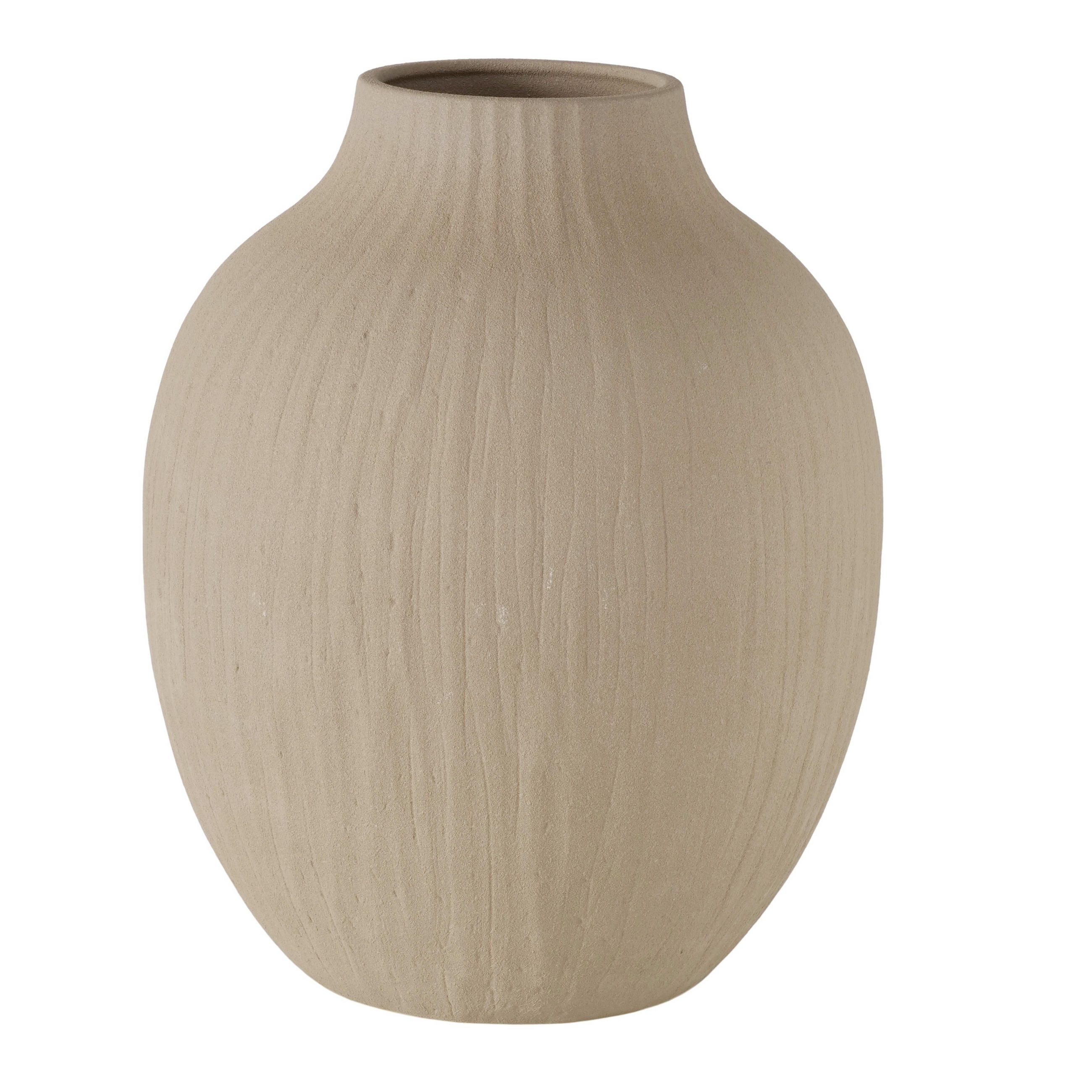 VASE  - Grau, Trend, Keramik (28/34.5cm) - Ambia Home