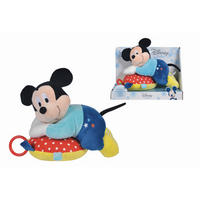 SPIELUHR Micky&Minnie  - Blau/Multicolor, Basics, Kunststoff/Textil (18/31,70/21,50cm) - Disney