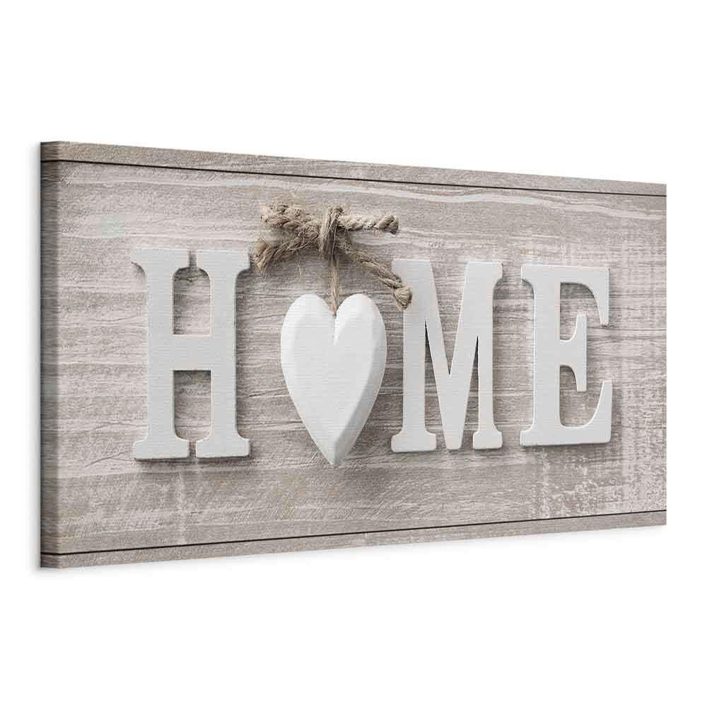 LEINWANDBILD Text 120/40/1,2 cm  - Beige, Basics, Holz/Textil (120/40/1,2cm) - artgeist