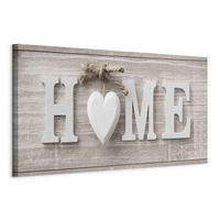 LEINWANDBILD Text 120/40/1,2 cm  - Beige, Basics, Holz/Textil (120/40/1,2cm) - artgeist