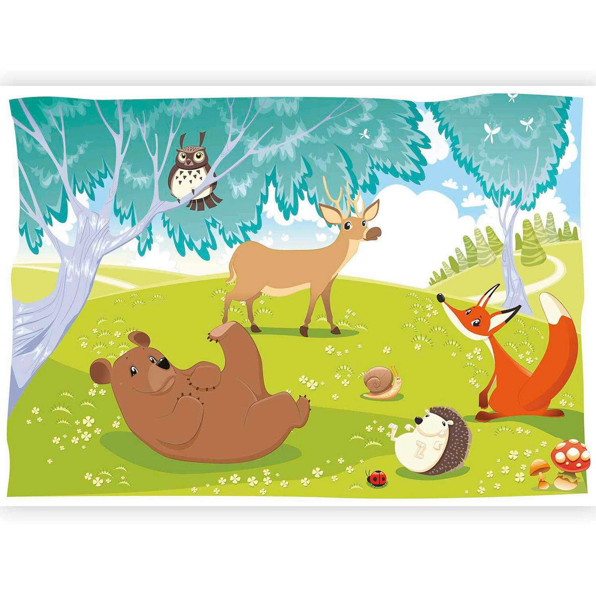 FOTOTAPET 250/175 cm  - multicolor, Lifestyle, textil (250/175cm) - artgeist