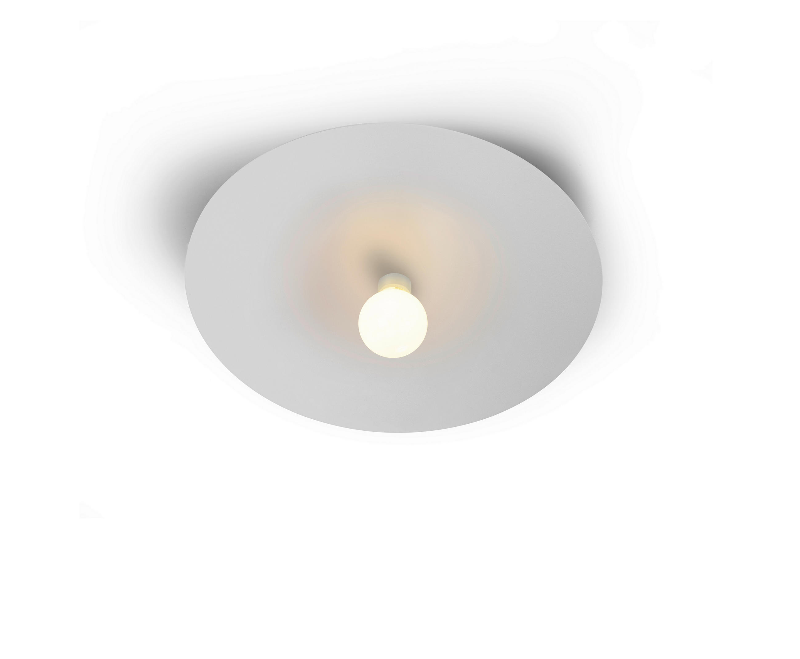 DECKENLEUCHTE Chio 44/6,5 cm   - Weiß, Basics, Metall (44/6,5cm) - BOPP