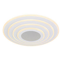 LED-DECKENLEUCHTE  Smart 42/6.7 cm   - Opal/Weiß, Kunststoff/Metall (42/6.7cm) - Globo