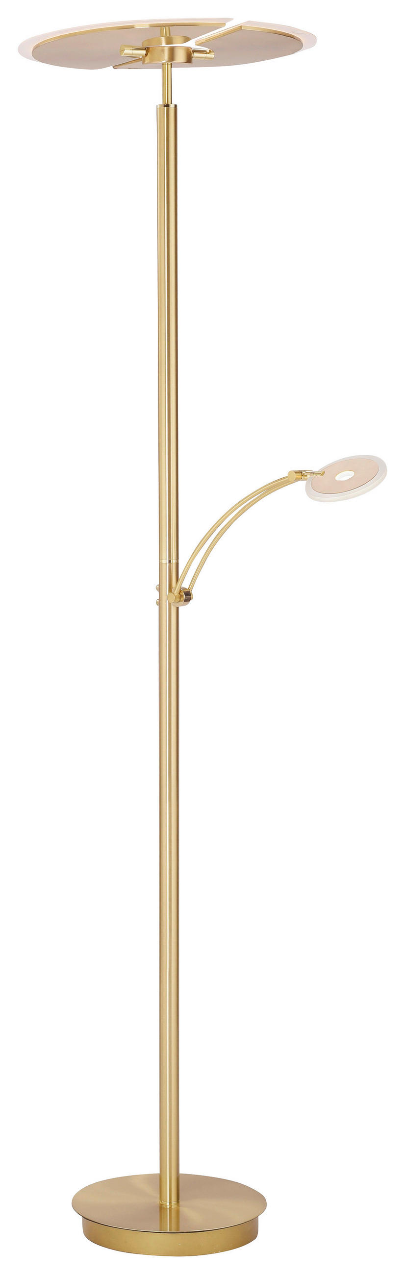 LED-DECKENFLUTER 62/444/200,3 cm    - Messingfarben, Basics, Metall (62/444/200,3cm) - Paul Neuhaus