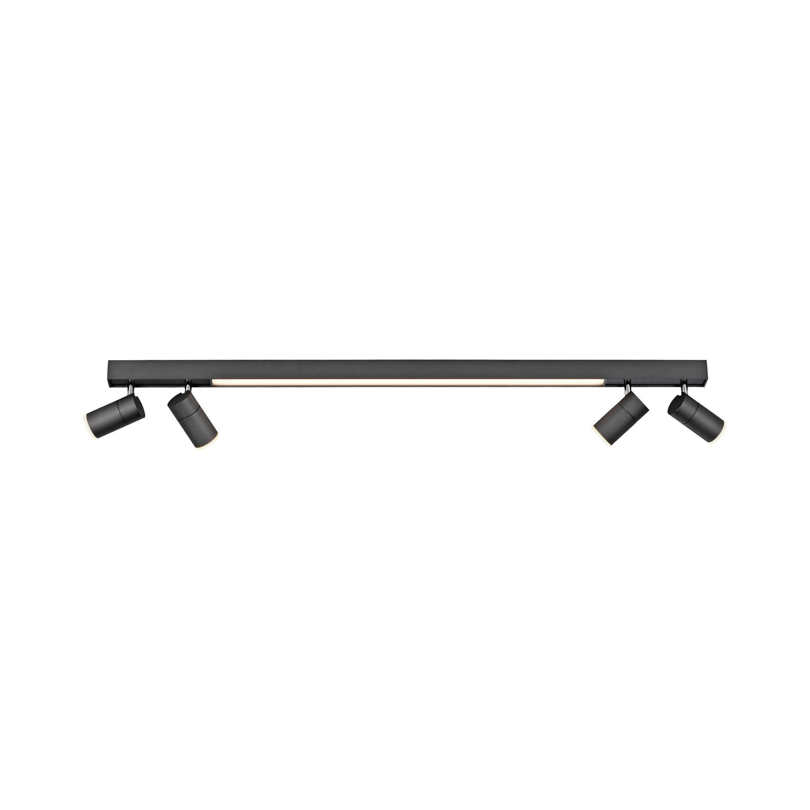 LED-DECKENLEUCHTE Pure-Lines 120/19/15 cm   - Anthrazit, Design, Kunststoff/Metall (120/19/15cm) - Neuhaus PURE