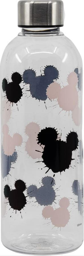 TRINKFLASCHE 0,85 L  - Schwarz/Rosa, Basics, Kunststoff/Metall (850ml) - Disney