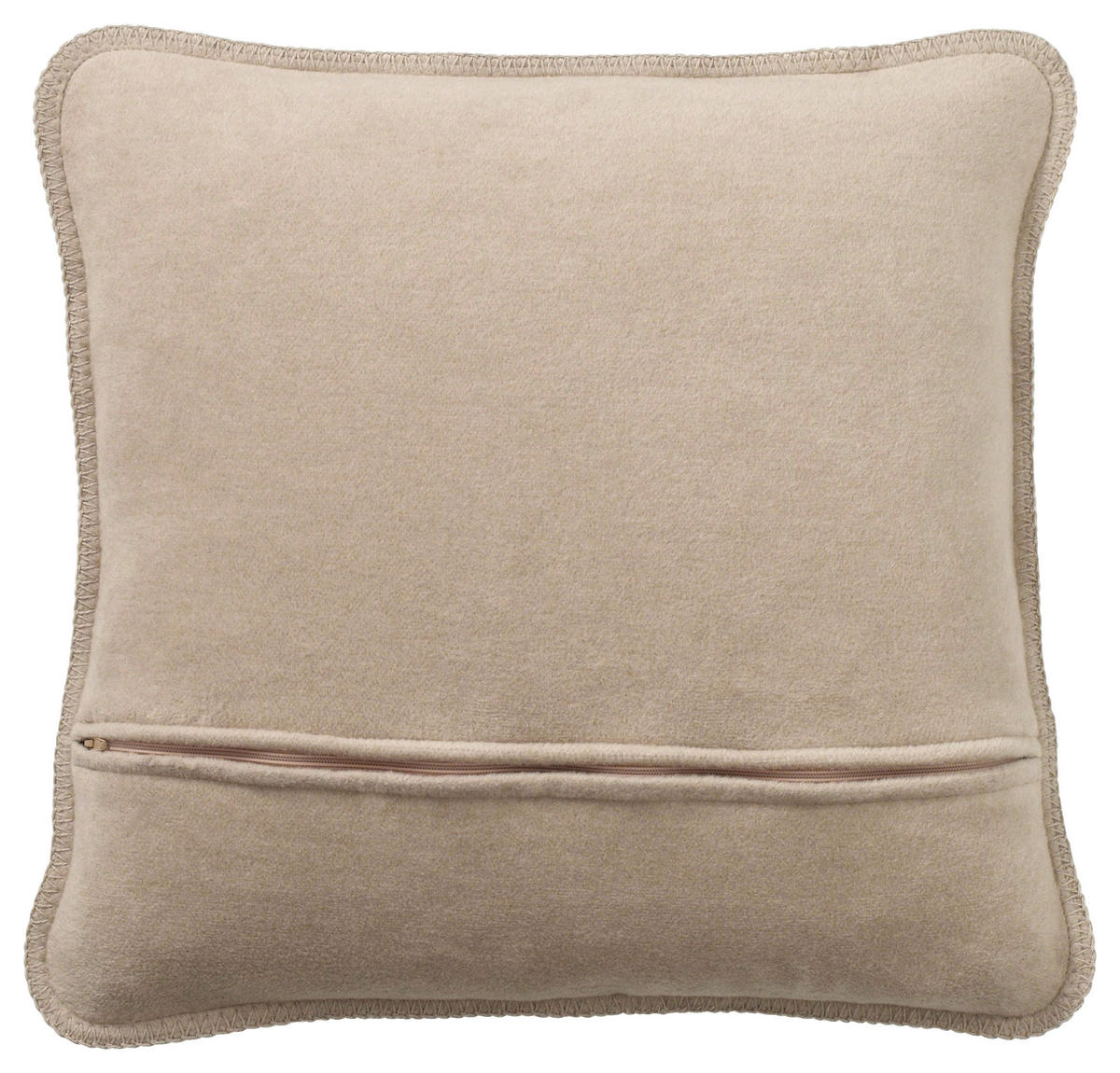 KISSENHÜLLE UNI DOUBLEFACE 50/50 cm  - Sandfarben/Naturfarben, Design, Textil (50/50cm) - Joop!