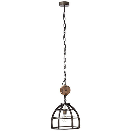 HÄNGELEUCHTE Matrix 2 34/147 cm   - Schwarz, LIFESTYLE, Holz/Metall (34/147cm)