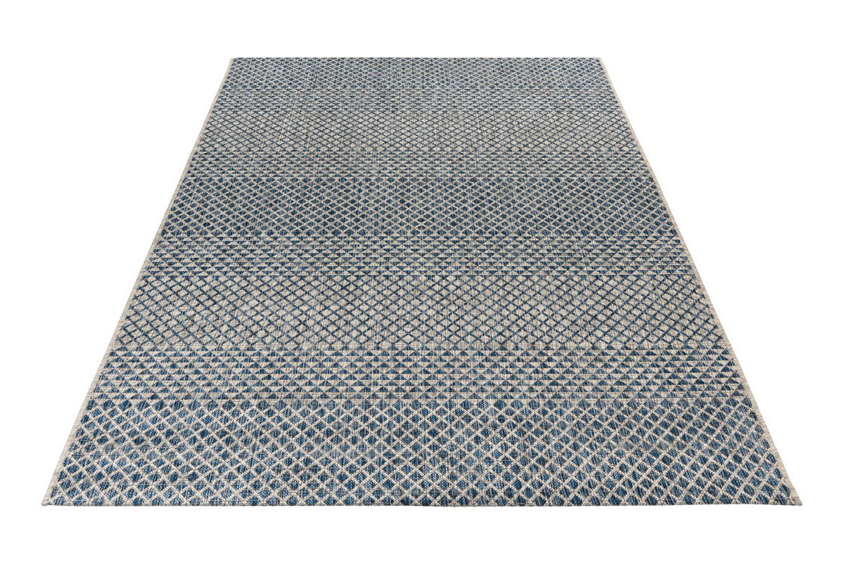 OUTDOORTEPPICH 80/150 cm My Nordic  - Blau/Grau, Design, Textil (80/150cm) - Novel