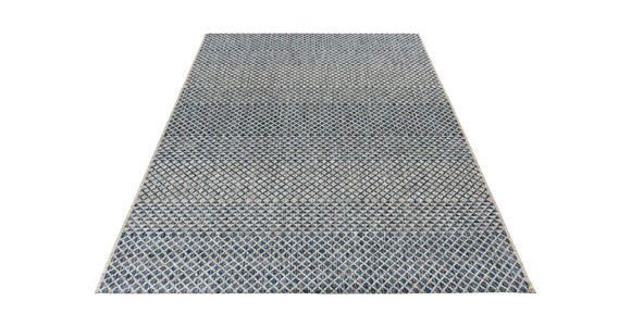 In- und Outdoorteppich 80/150 cm  - Blau/Grau, Design, Textil (80/150cm) - Novel