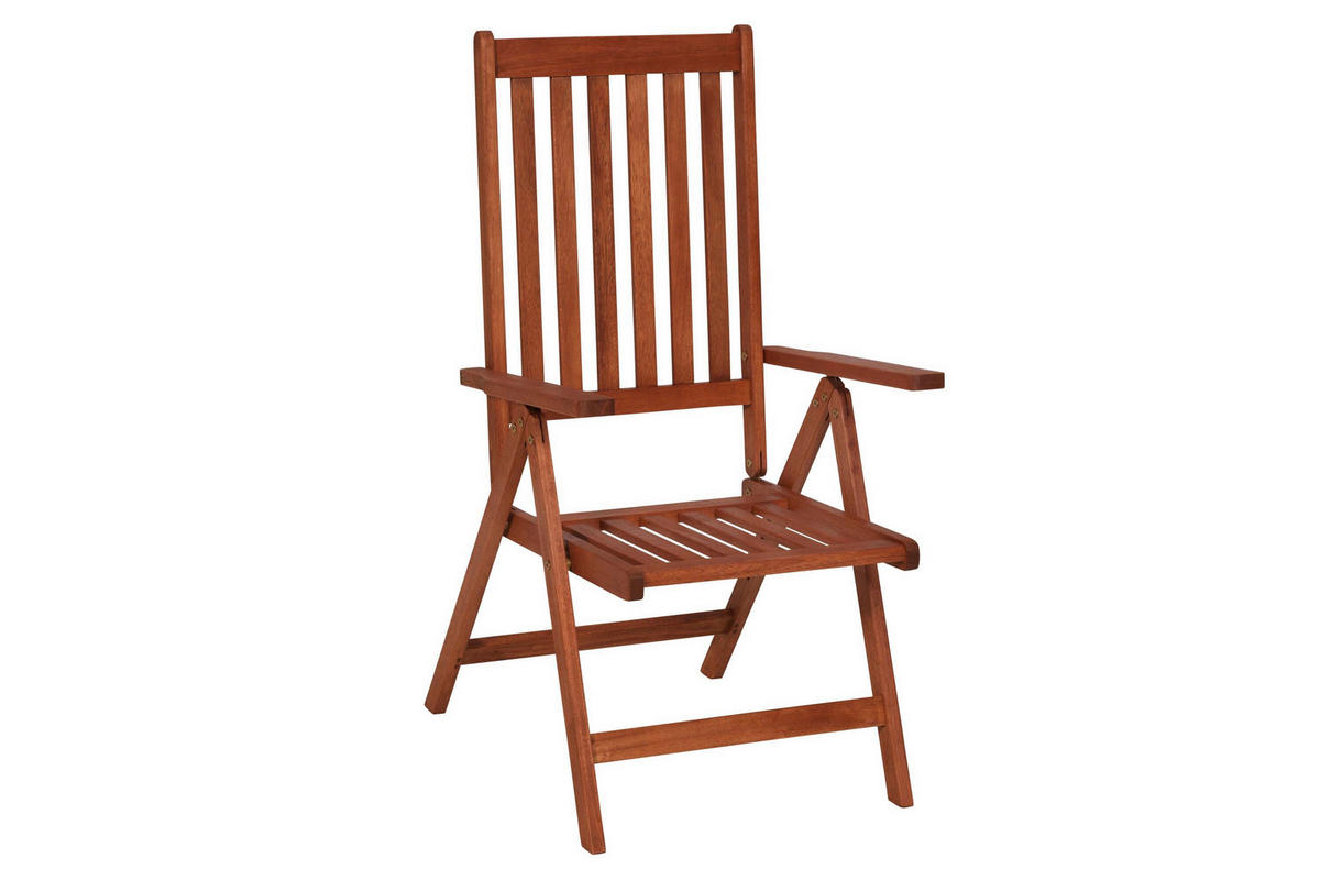 GARTENTISCHGRUPPE  - Eukalyptusholzfarben/Grau, KONVENTIONELL, Holz/Textil - Gardenson