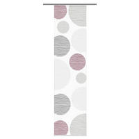 FLÄCHENVORHANG   blickdicht   60/245 cm  - Bordeaux, Design, Textil (60/245cm)