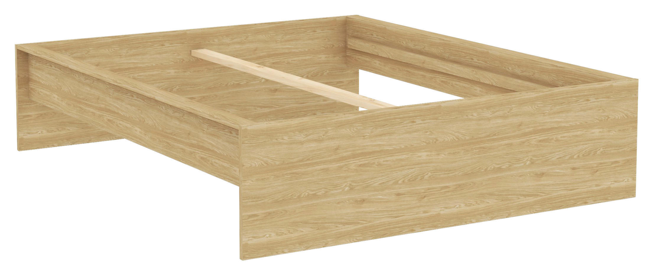 POSTEĽNÝ RÁM, 160/200 cm - farba duba, Konventionell, kompozitné drevo (160/200cm) - Hom`in