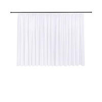 FERTIGSTORE  transparent  450/175 cm   - Weiß, Basics, Textil (450/175cm)