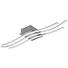 LED-DECKENLEUCHTE - Chromfarben, Design, Kunststoff/Metall (60/15,5/6,5cm) - Novel LED-DECKENLEUCHTE - Chromfarben, Design, Kunststoff/Metall (60/15,5/6,5cm) - Novel
