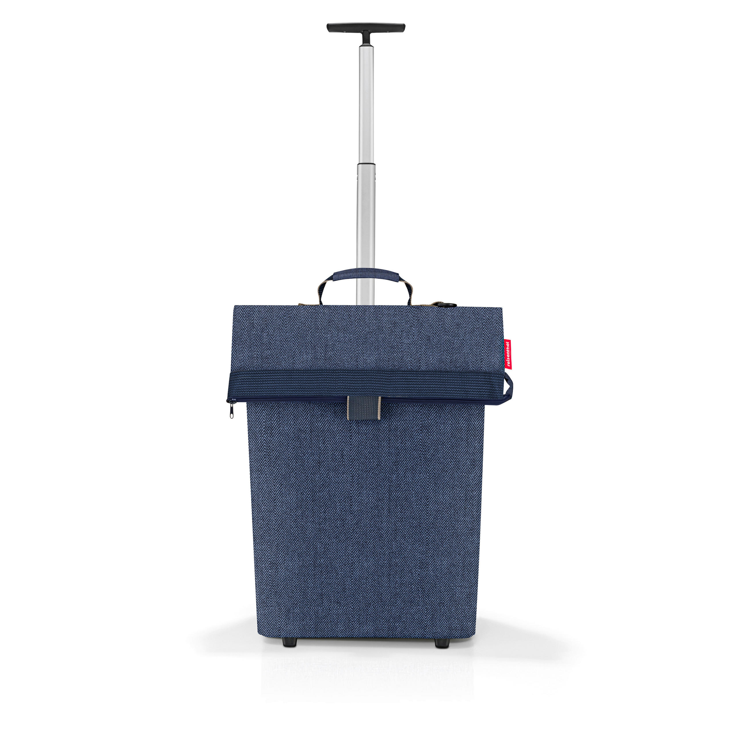 EINKAUFSTROLLEY Rhombus Dark Blue  - Schwarz/Dunkelblau, Basics, Kunststoff (43/53/21cm) - Reisenthel