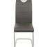 SCHWINGSTUHL Lederlook Braun, Edelstahlfarben - Edelstahlfarben/Braun, Design, Textil/Metall (43/98/58cm) - XORA