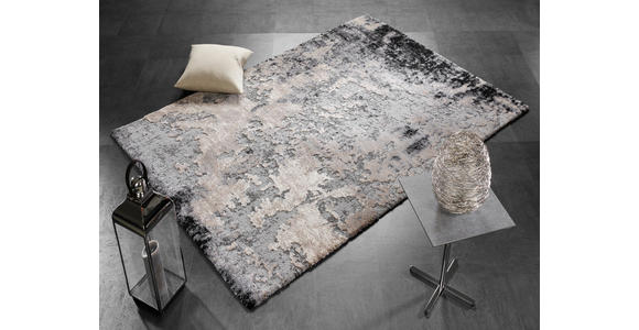 VINTAGE-TEPPICH 160/230 cm Timeline Hellgrau - Hellgrau, Design, Textil (160/230cm) - Novel