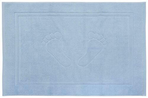 KUPATILSKA PROSTIRKA FOOT  plava 50/70 cm  - plava, Konvencionalno, tekstil (50/70cm) - Boxxx