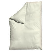 BETTDECKENBEZUG -teilig KNITTED JERSEY Jersey 135-140/200 cm  - Hellgelb, Basics, Textil (135-140/200cm) - Schlafgut