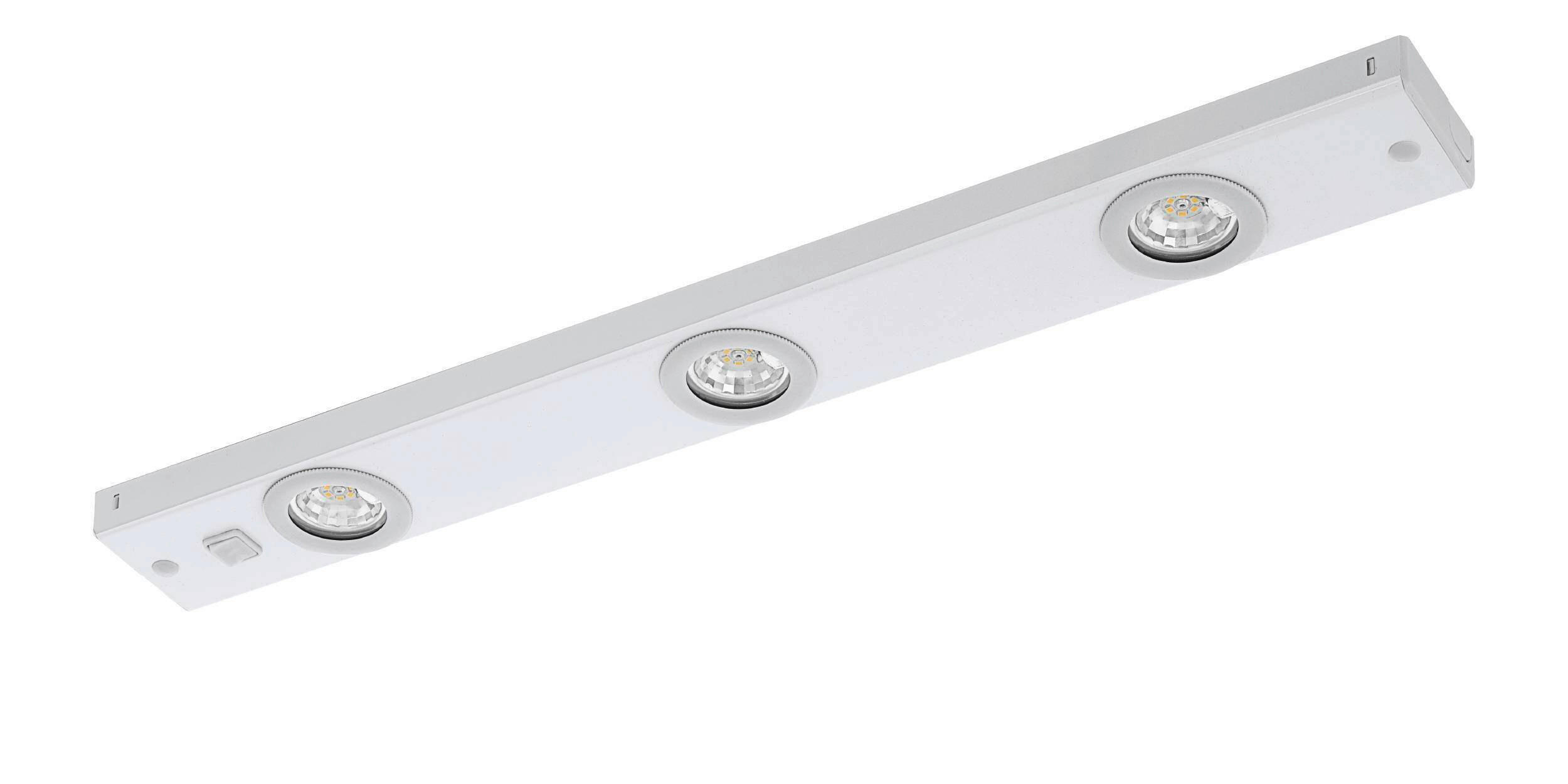 LICHTLEISTE - Weiss, Konventionell, Metall (60/7/2,5cm) - Eglo