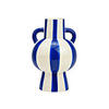 VASE  - Dunkelblau, Basics, Keramik (15,0/24,0/15,0cm)