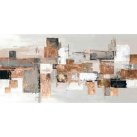 ALUMINIUMBILD Abstraktes  - Multicolor, Basics, Metall (100/50/2cm) - Euroart