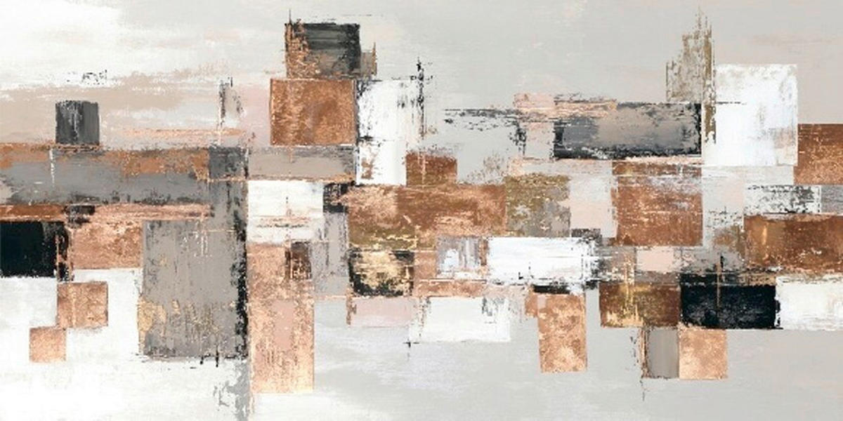 ALUMINIUMBILD Abstraktes  - Multicolor, Basics, Metall (100/50/2cm) - Euroart