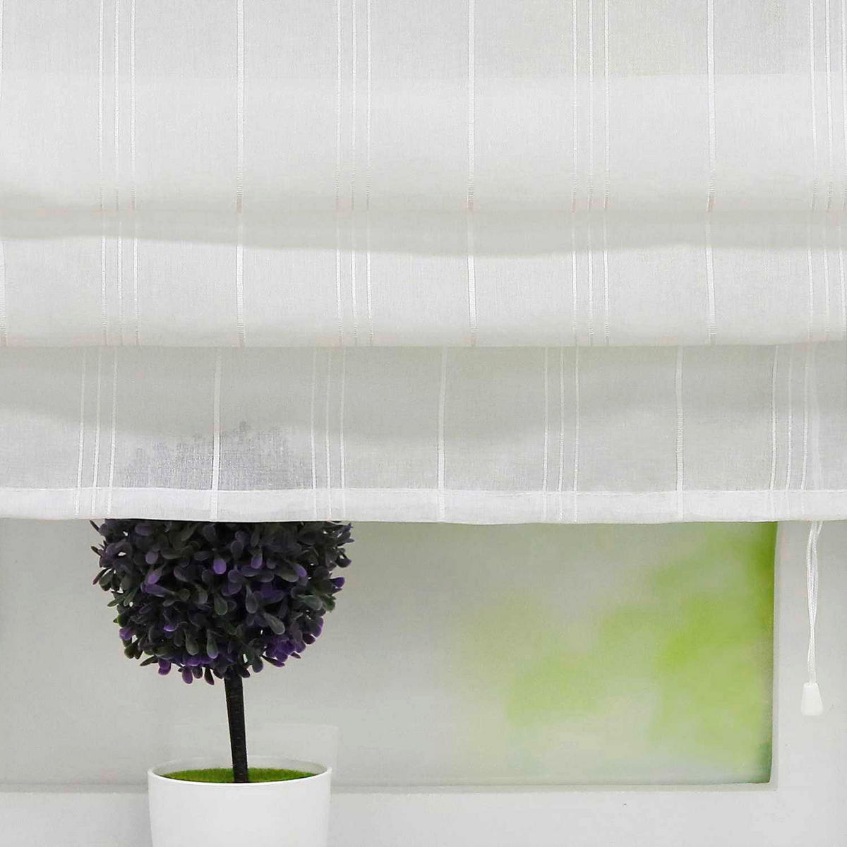 FALTROLLO  transparent  120/140 cm    - Weiß, Basics, Textil (120/140cm) - Joyswahl