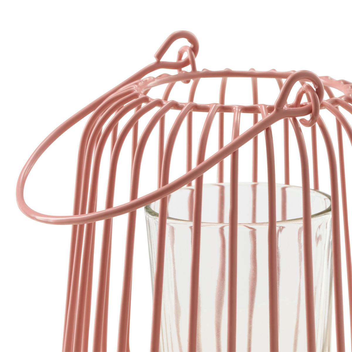 WINDLICHT - Hellrosa, Basics, Metall (10/12cm)