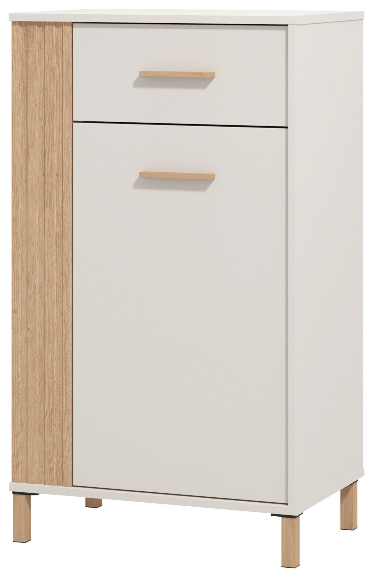 GARDEROBE 5-teilig  in 220/192,5/40 cm  - Kaschmir/Eiche Artisan, Basics, Glas/Holzwerkstoff (220/192,5/40cm) - Carryhome