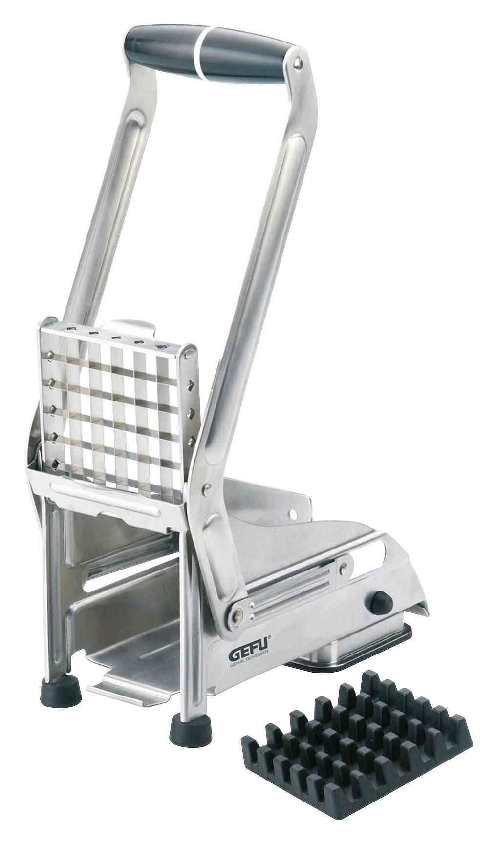 REZAČ POMFRITA Buycott  - boje oplemenjenog čelika/crna, Basics, metal/plastika (24,8/9,8/12,2cm) - Gefu