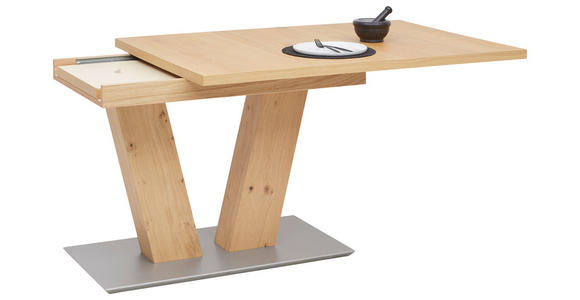 ESSTISCH in Holzwerkstoff 130-178/90/75 cm  - Eichefarben, Design, Holzwerkstoff (130-178/90/75cm) - Dieter Knoll