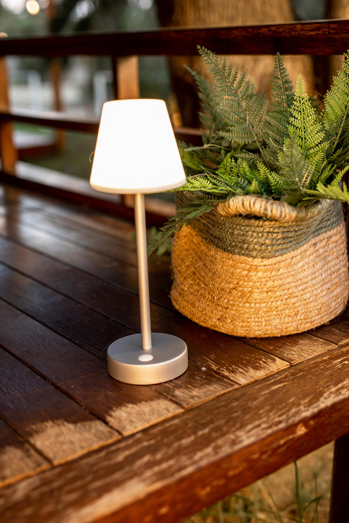 LED-AUßENLEUCHTE Lola  - Alufarben/Weiß, KONVENTIONELL, Kunststoff/Metall (11/32/11cm) - Newgarden