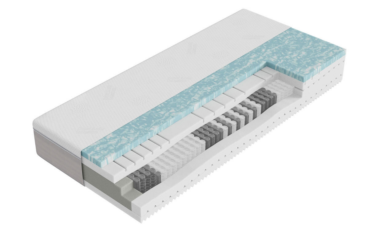 BOXSPRING KREVET 180/200 cm     crna  - crna/boje aluminija, Design, tekstil/metal (180/200cm) - Dieter Knoll