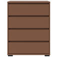 KOMMODE  in 80,1/102,8/48 cm  - Anthrazit/Terracotta, Design, Holzwerkstoff/Kunststoff (80,1/102,8/48cm) - Carryhome