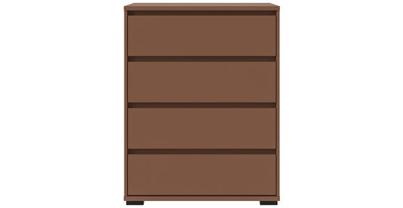 KOMMODE in 80,1/102,8/48 cm - Anthrazit/Terracotta, Design, Holzwerkstoff/Kunststoff (80,1/102,8/48cm) - Carryhome