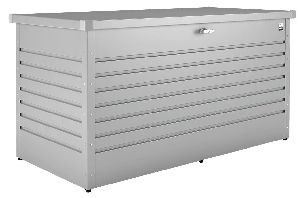 KISSENBOX - Silberfarben, Basics, Metall (160/83/79cm) - Biohort
