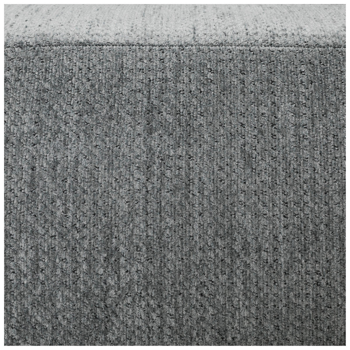 SCHLAFSOFA  mit Stoffauswahl, Liegefunktion, Schlafen auf Sitzhöhe, Rücken echt Chenille Dunkelgrau  - Dunkelgrau/Schwarz, KONVENTIONELL, Kunststoff/Textil (238/74/107cm) - Carryhome
