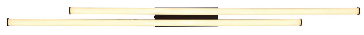 STROPNA LED-SVETILKA  KIRINA //3000 K/230 V/ - črna/bela, Design, umetna masa (110/6/6,6cm) - Globo
