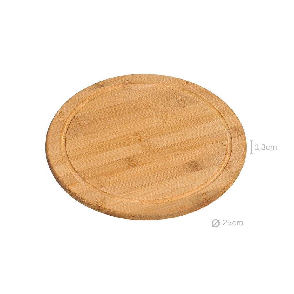 FLEISCHTELLER 4ER SET 25 cm  - Naturfarben, Basics, Holz (25cm) - Kesper
