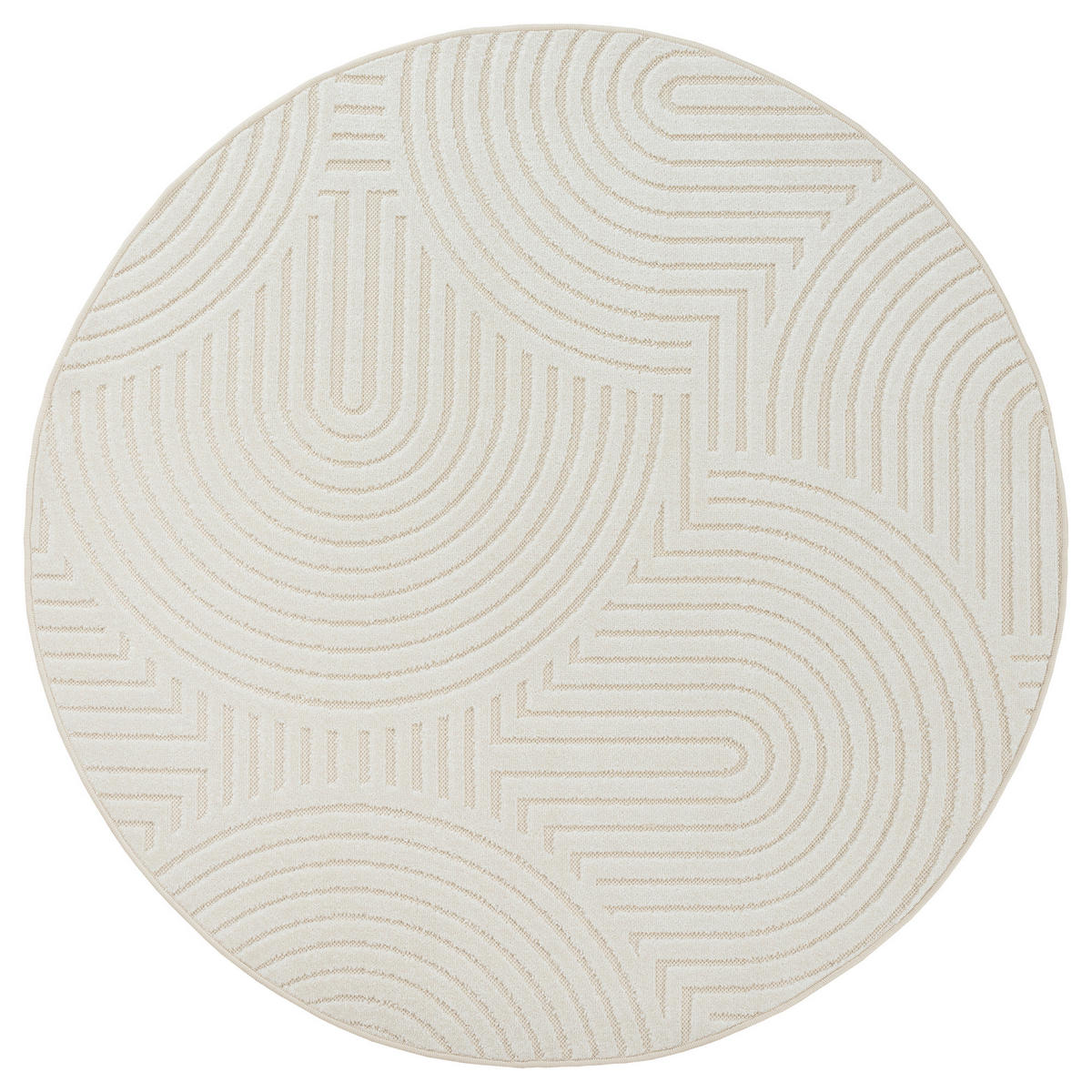 OUTDOORTEPPICH 150 cm Berlin Creme  - Creme, Basics, Kunststoff/Textil (150cm)