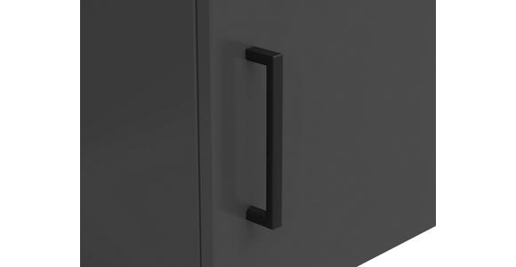 AUFSATZSCHRANK 50/35/40 cm - Schwarz/Graphitfarben, MODERN, Holzwerkstoff/Kunststoff (50/35/40cm) - Carryhome