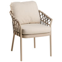GARTENSESSEL Aluminium Champagner, Beige  - Champagner/Beige, Basics, Textil/Metall (39/86/62cm) - Tierra Outdoor