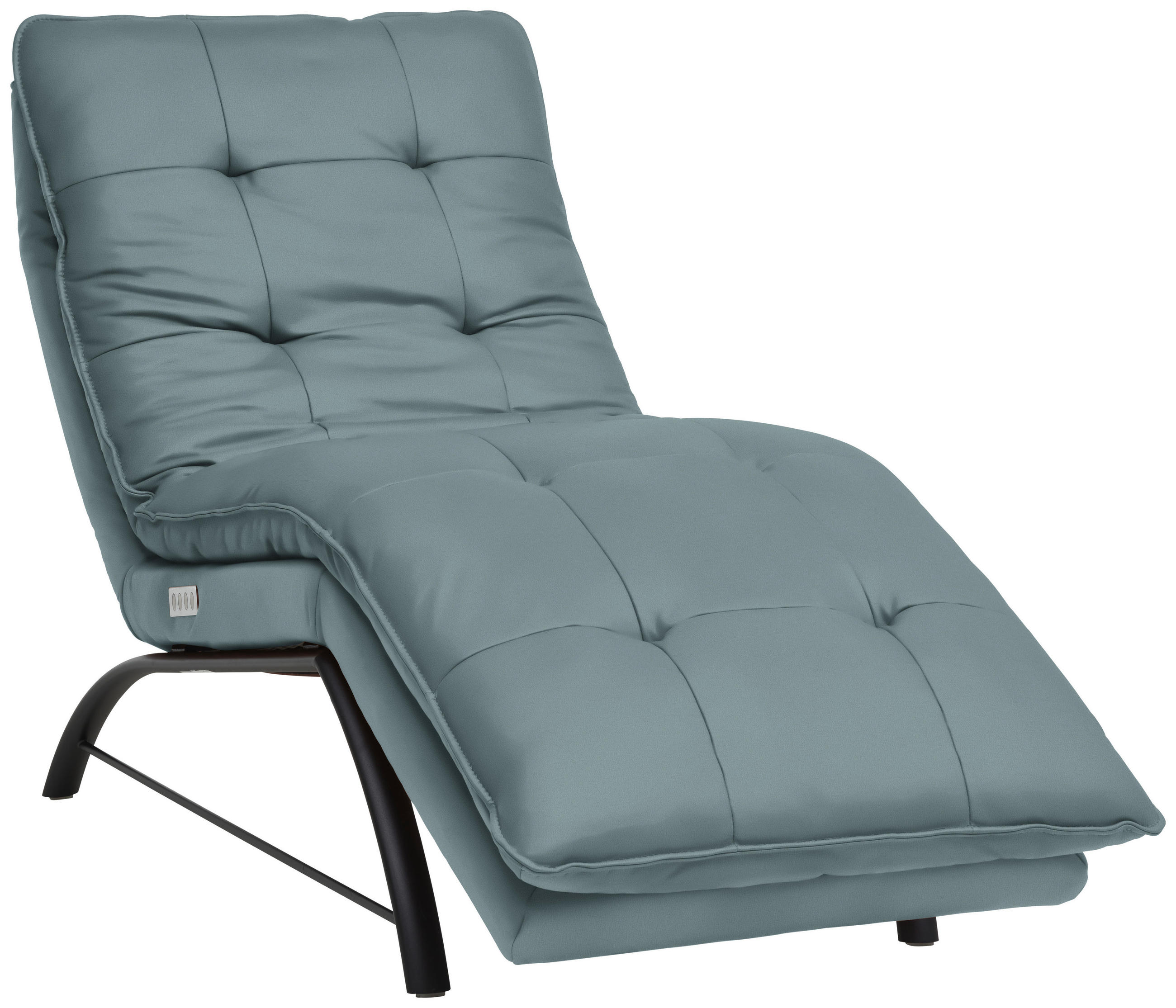 LIEGE in Echtleder Blau  - Blau/Schwarz, Design, Leder/Metall (75/110/190cm) - Chilliano