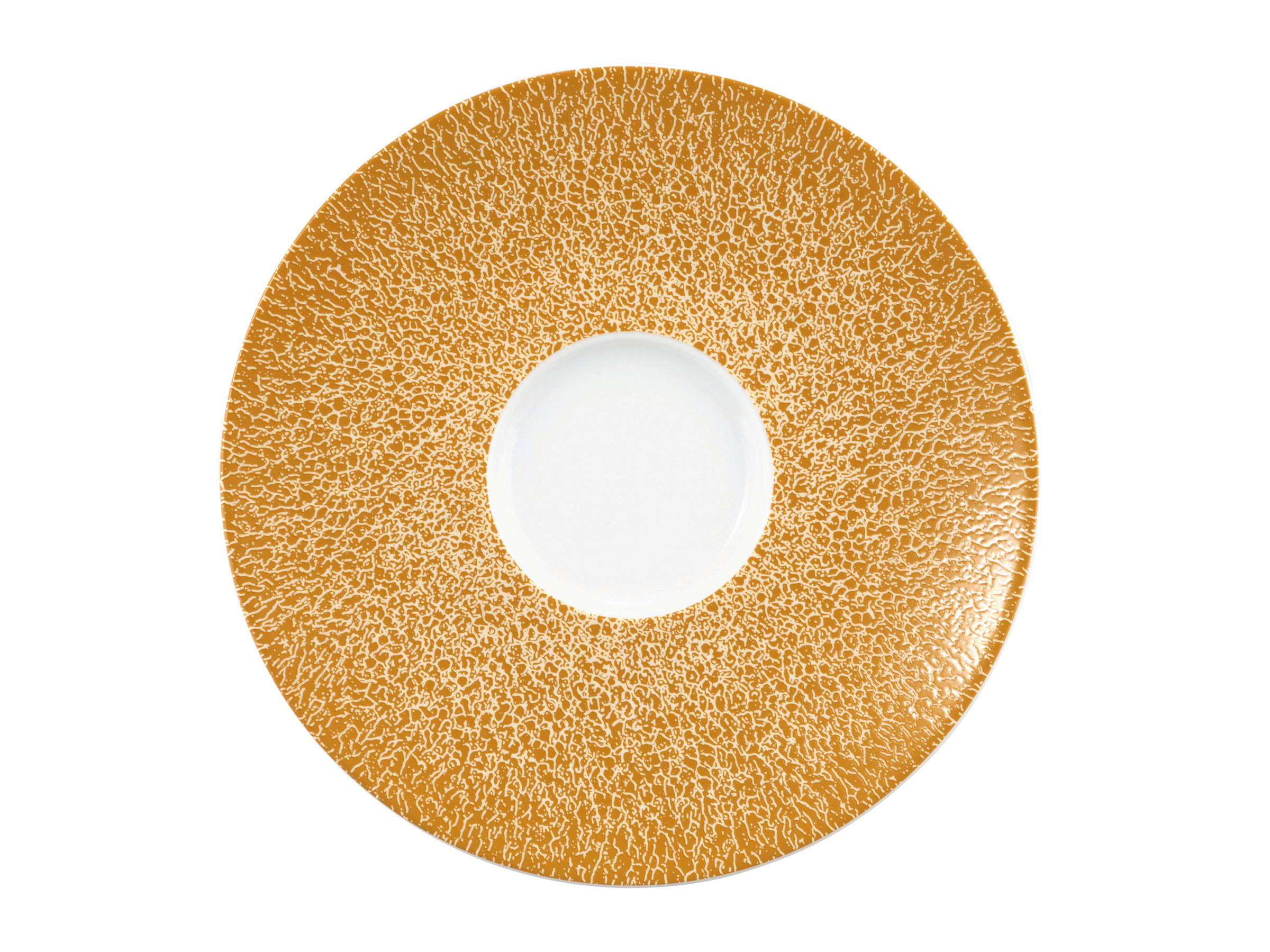 ESPRESSO-UNTERTASSE - Goldfarben/Weiß, Basics, Keramik (13,5cm) - Seltmann Weiden