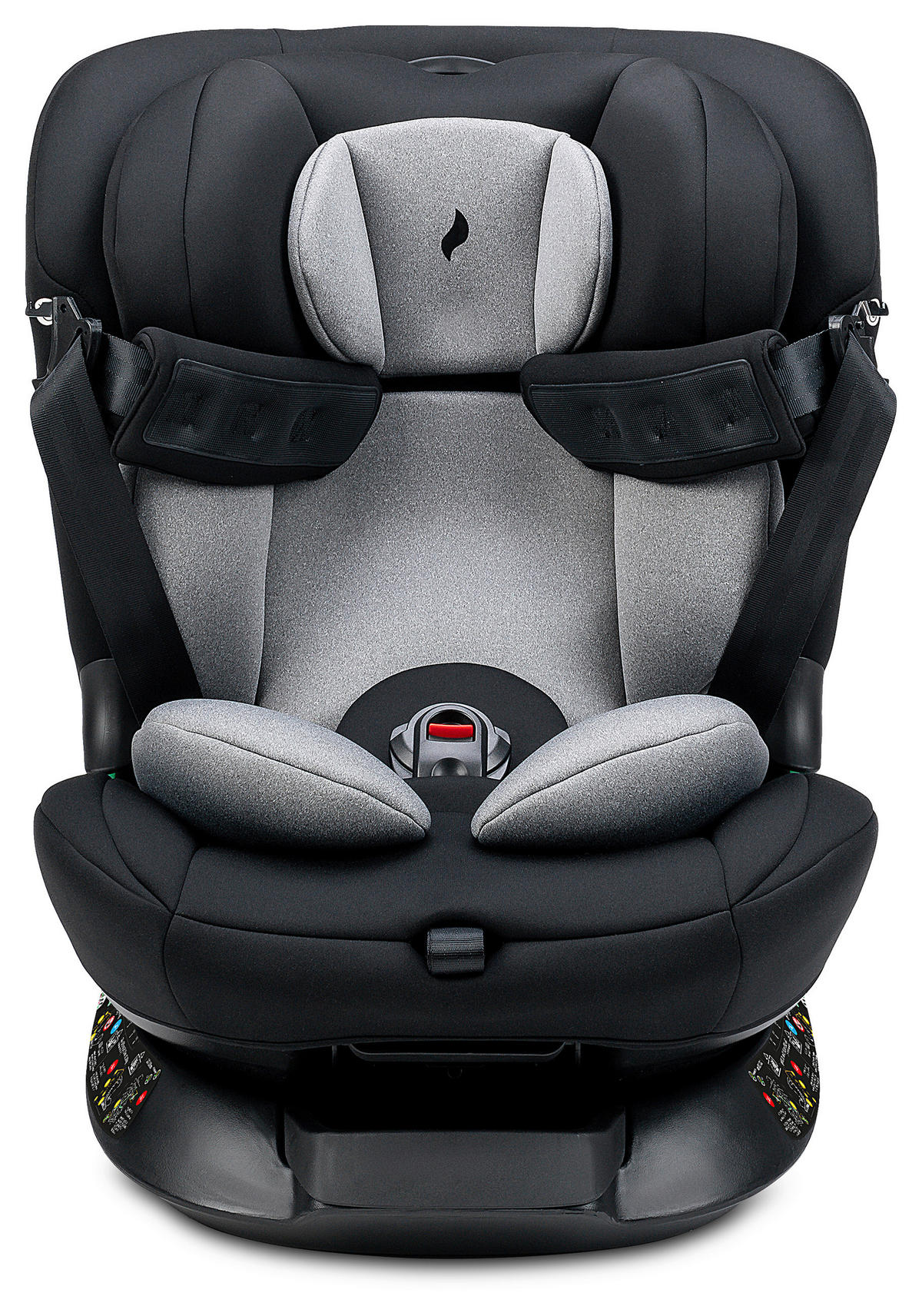 REBOARDER-KINDERSITZ Taos360  - Hellgrau/Schwarz, Basics, Kunststoff/Textil (44/59.5cm) - Osann