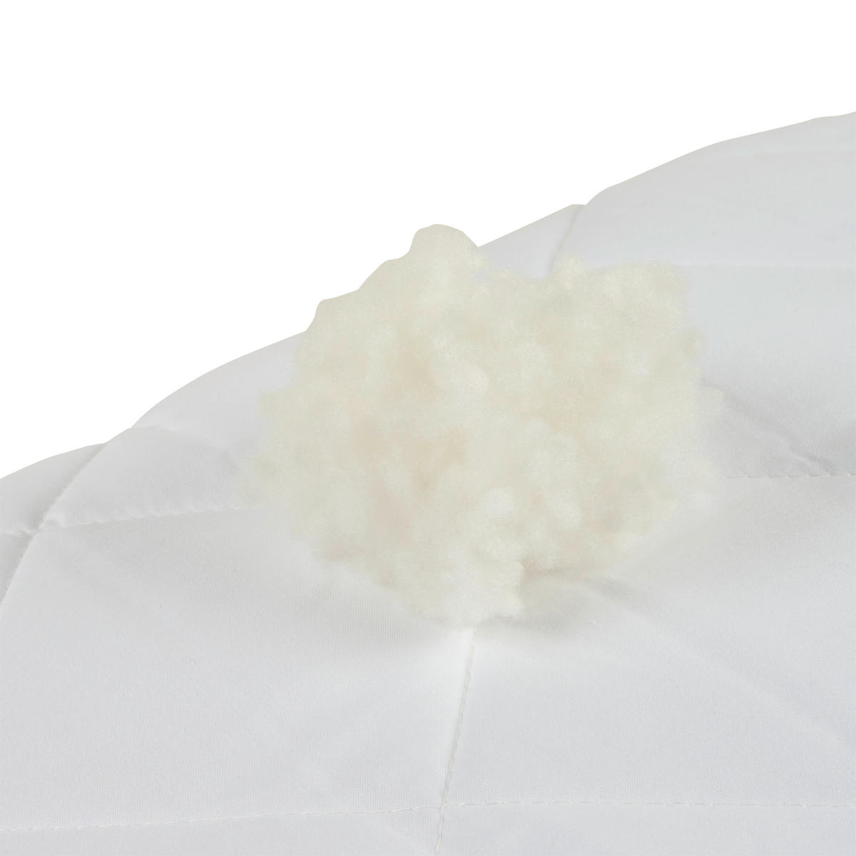 KOPFPOLSTER 70/90 cm Klimasoft Faserbällchen  - Weiß, Basics, Textil (70/90cm) - Rofima